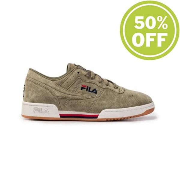 Fila Tenisky Panske Olivín - Original Fitness S Low-Cut Vypredaj - Slovakia 38527-KRCM